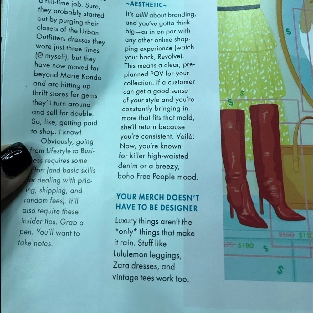 Featured In Cosmopolitan Representing Poshmark - Picture 4 of 4
